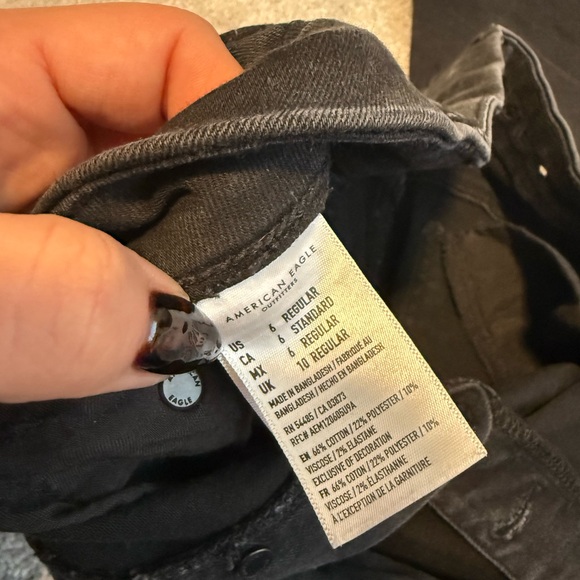 American Eagle Outfitters Charcoal Jeans - Picture 4 of 4